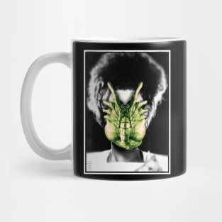 Bride of Frankenstein with Alien Hugger Mug